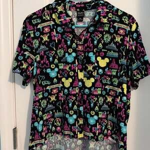 Disney World Her Universe Neon Icons Black